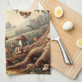 Linge De Cuisine Alice & Cheshire Cat: Whimsical Wonderland Fantasy (Quart Plié)