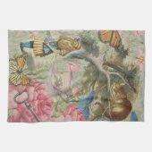 Linge De Cuisine Alice Cheshire Chat Wonderland Tree Garden (Horizontal)