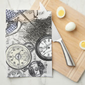 Linge De Cuisine Alice de lapin blanc au pays des merveilles (Quart Plié)