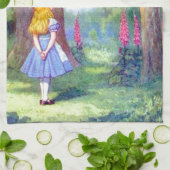 Linge De Cuisine Alice et le chat de Cheshire (Plié)