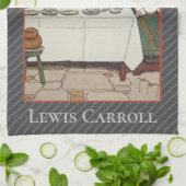 LINGE DE CUISINE ALICE IN WONDERLAND, LEWIS CARROLL CLASSIQUE NOVEA (Plié)