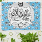 LINGE DE CUISINE ALICE IN WONDERLAND THÉ TOWEL (Plié)