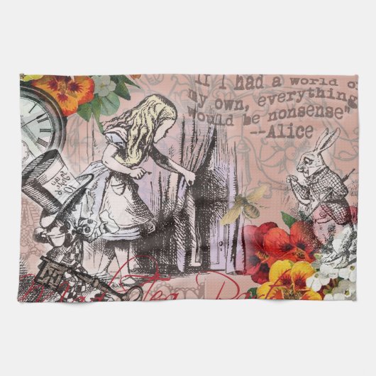 Linge De Cuisine alice nonsense wonderland curtain (Horizontal)