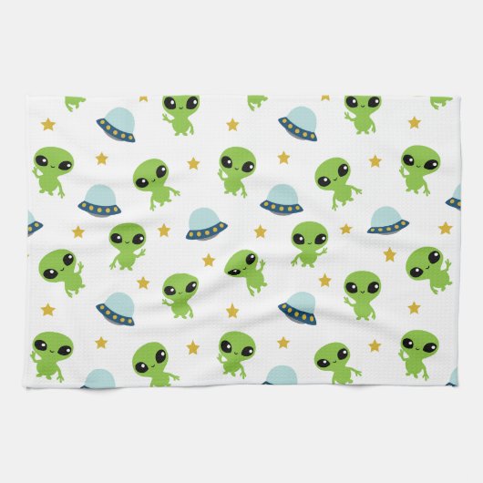 Linge De Cuisine Aliens (Horizontal)