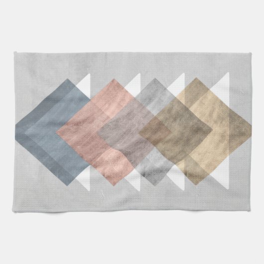 Linge De Cuisine Alignement de diamant I (Horizontal)