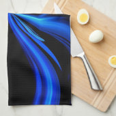 Linge De Cuisine Alimentation Abstraite La Baleine Bleue (Quart Plié)