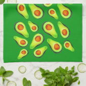 Linge De Cuisine Alimentation de fruits de santé vert Avocado (Plié)
