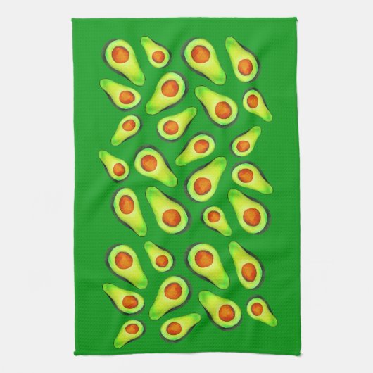 Linge De Cuisine Alimentation de fruits de santé vert Avocado (Vertical)