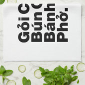 Linge De Cuisine Alimentation de rue vietnamienne (Plié)