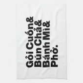 Linge De Cuisine Alimentation de rue vietnamienne (Vertical)