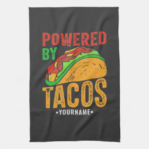 Linge De Cuisine Alimenté Par Tacos Mexicain Amateur De Nourriture