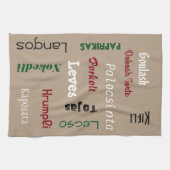 Linge De Cuisine Aliments hongrois (Horizontal)