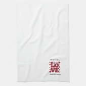 Linge De Cuisine All You Need is Love Quote (Vertical)