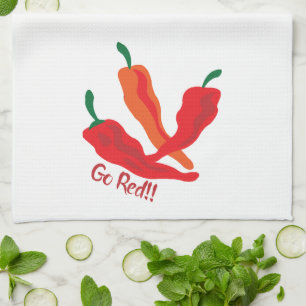 Linge De Cuisine Allez Rouge !!! Peppers du Chili