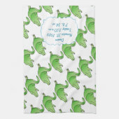 Linge De Cuisine Alligator moderne doux (Vertical)