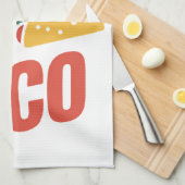 Linge De Cuisine Allons à TACO Satire politique (Quart Plié)