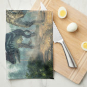 Linge De Cuisine Allosauruses (Quart Plié)