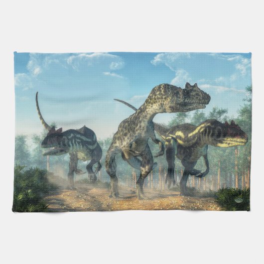 Linge De Cuisine Allosauruses (Horizontal)