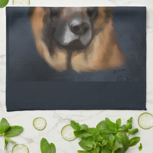 LINGE DE CUISINE ALMAN SHEPHERD (Plié)