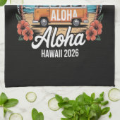 Linge De Cuisine Aloha Hawaï 2026 (Plié)