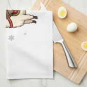 Linge De Cuisine Alpaca Sloth Christmas (1) (Quart Plié)