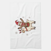 Linge De Cuisine Alpaca Sloth Christmas (1) (Vertical)