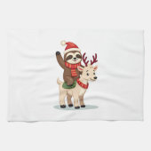 Linge De Cuisine Alpaca Sloth Christmas (2) (Horizontal)