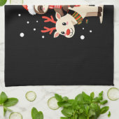 Linge De Cuisine Alpaca Sloth Christmas (3) (Plié)