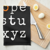 Linge De Cuisine Alphabet anti-Trump - Nope V (Quart Plié)