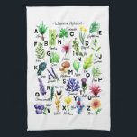 Linge De Cuisine Alphabet botanique moderne Jardin floral<br><div class="desc">Cette serviette de cuisine ABC alphabet fleurie moderne avec majuscules est un cadeau parfait! Idéal pour les amateurs de plante,  de jardin,  de bois ou de nature.</div>