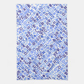 Linge De Cuisine alphabet grec (Vertical)