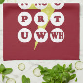 Linge De Cuisine Alphabet Maori Apprentissage Te Réo (Plié)