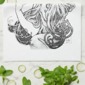 Linge De Cuisine Alphonse Mucha JOB ISOGS (Plié)