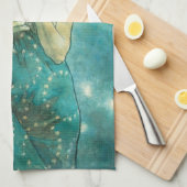 Linge De Cuisine Alphonse Mucha Lune Clair De Lune Art Nouveau (Quart Plié)