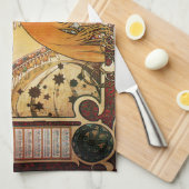 Linge De Cuisine Alphonse Mucha Zodiac (Quart Plié)
