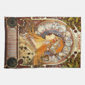 Linge De Cuisine Alphonse Mucha Zodiac (Horizontal)