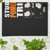 Linge De Cuisine Amant-cadeau de Tricks de Poméranie (Plié)