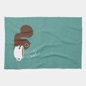 Linge De Cuisine Amant de café d'écureuil (Horizontal)