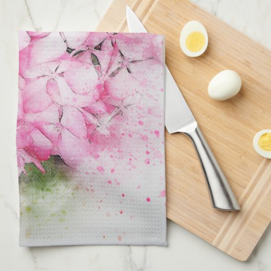 Linge De Cuisine Amant d'Hydrangea (Quart Plié)