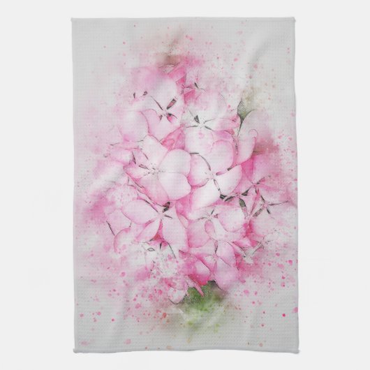 Linge De Cuisine Amant d'Hydrangea (Vertical)