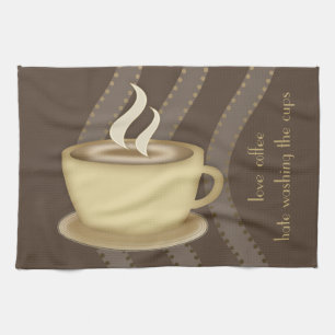 Linge De Cuisine Amants de café