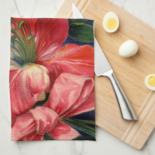 Linge De Cuisine Amaryllis (Quart Plié)