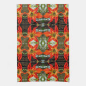 Linge De Cuisine Amaryllis Pattern Kitchen Towels (Vertical)