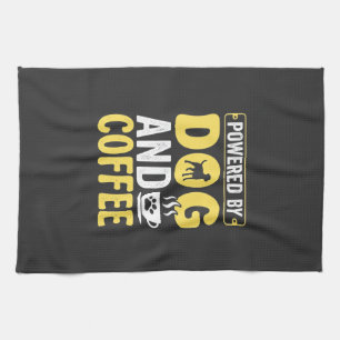 Linge De Cuisine Amateur de café chien propulsé par le design