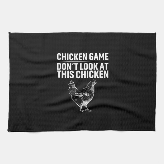 Linge De Cuisine Amateur de poulet | Jeu de poulet (Horizontal)