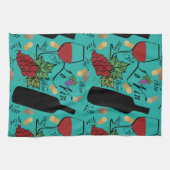 Linge De Cuisine Amateurs de vin Motif personnalisé (Horizontal)