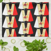 Linge De Cuisine Amateurs De Vins Et De Fromages (Plié)