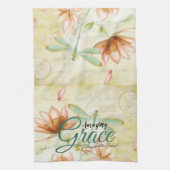 Linge De Cuisine Amazing Grace Fleurs et libellule   (Vertical)