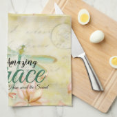 Linge De Cuisine Amazing Grace Flowers and dragonfly (Quart Plié)