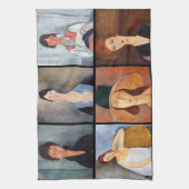 Linge De Cuisine Amedeo Modigliani - Collage de chefs-d'oeuvre (Vertical)